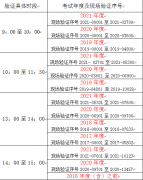 历年度全国会计专业技术中级资格考试上海市资格证书将于2022年11月27日集中验证发放