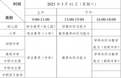 广东省2023年上半年中小学教师资格考试笔试有关事项公告